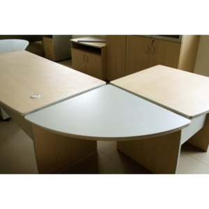 Angolo di raccordo 90° per scrivania Alessandria Unisit color Argento - 80x80 cm-0