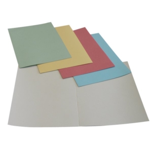 Cartelline manilla - Cartelline cartoncino senza lembi - Euro-Cart - Assortito - 24,5x34 cm - 190 g/m² (conf.100)-0