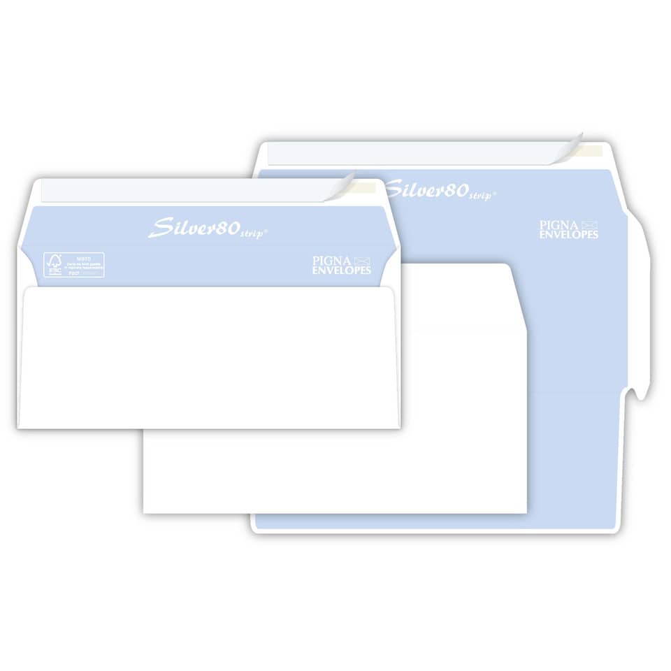 buste commerciali Pigna con taglio dritto e strip - senza finestra - Loveoffice