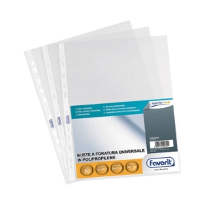 Buste a foratura buccia d'arancia Favorit - Superior - 21x29,7 cm (A4) - 100460026 (conf.50)-0