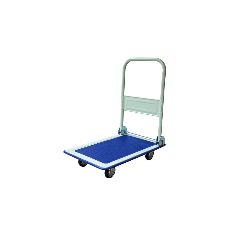 Carrello in metallo con maniglia pieghevole Viso 730x475x830 cm Blu - 150 kg-0 - Loveoffice
