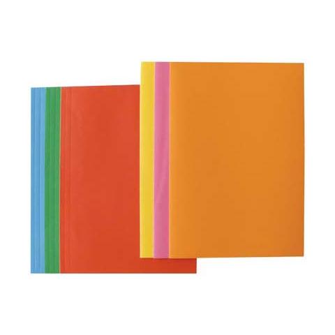 Color Brefiocart - Cartelline Cartoncino senza lembi - 200 g/m² - 33x25 cm - Fucsia (conf.25)-0 - Loveoffice