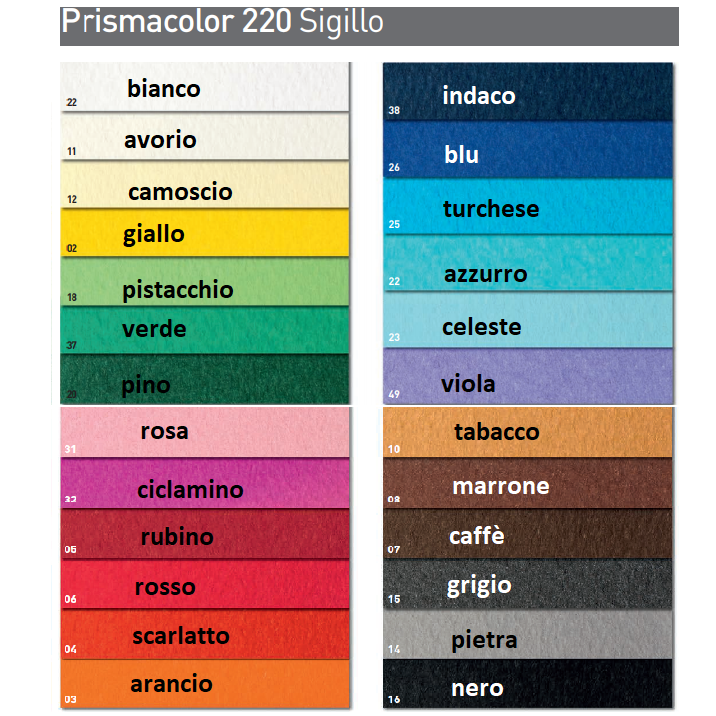 Cartoncini colorati PRISMA 220 Favini - 50x70 cm - indaco (conf.20 fogli)-79516 - Loveoffice