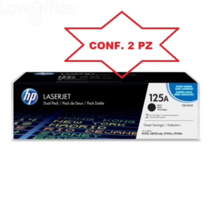 Originale HP CB540AD conf.2 Toner 125A Nero-0