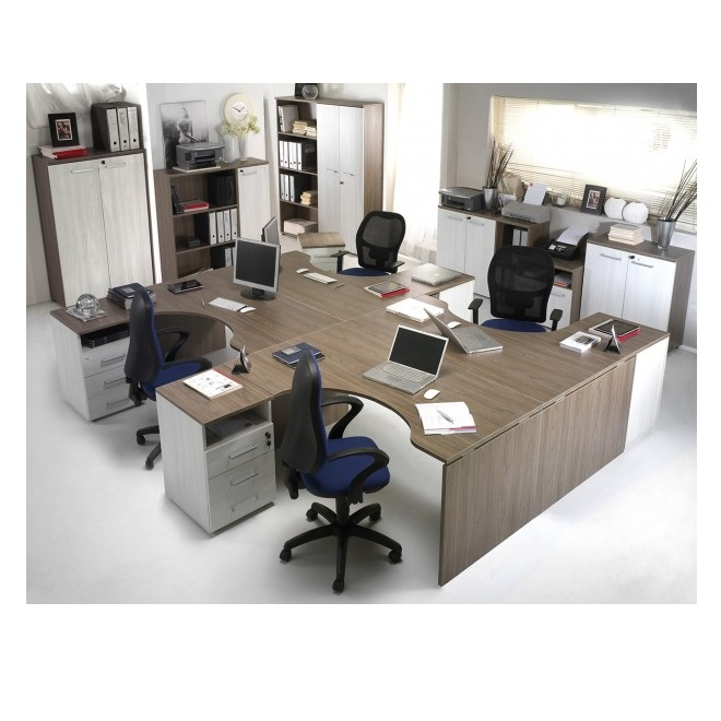 Cassettiera Ufficio - Linea Firenze Unisit - Olmo - Con Vano - 44x52x72 cm-107300 - Loveoffice