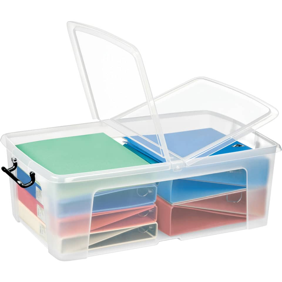 Contenitore con coperchio Smart Box Strata - 70x45x24,1 cm - 50 litri - HW675-0 - Loveoffice