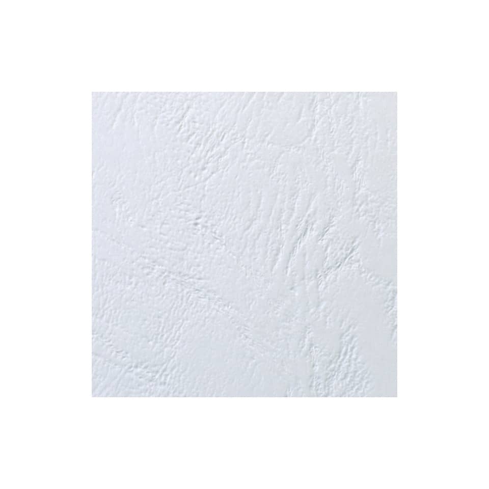 Copertine per rilegatura in similpelle GBC Leathergrain cartoncino goffrato A4 Bianco (conf.100 copertine)-0 - Loveoffice