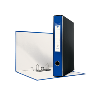 registratore a leva blu 5 cm dorso