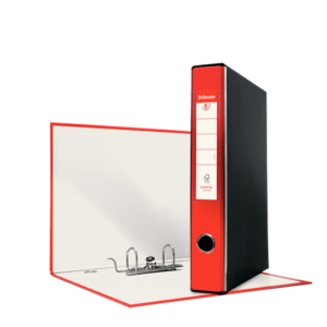 registratore a leva rosso esselte dorso 5 cm