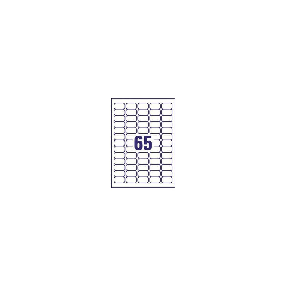 Mini etichette Avery - Ink-jet - Bianco - 38,1x21,2 mm - 65 etichette per foglio (conf.25 fogli)-110634 - Loveoffice