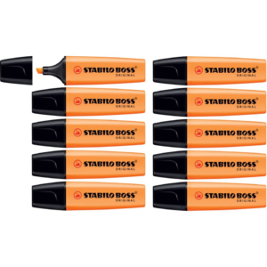 Evidenziatori Stabilo Boss Original - Arancio - 2-5 mm (conf.10)-0