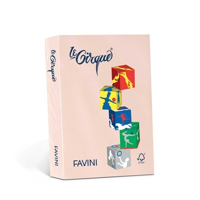 Risma carta colorata Le Cirque Favini - A4 - 80 g/m² - salmone (risma da 500 fogli)-0 - Loveoffice