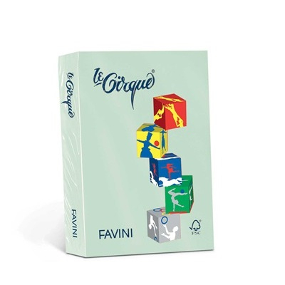 Risma carta colorata Le Cirque Favini - A4 - 80 g/m² - Verde pistacchio (risma da 500 fogli)-0 - Loveoffice