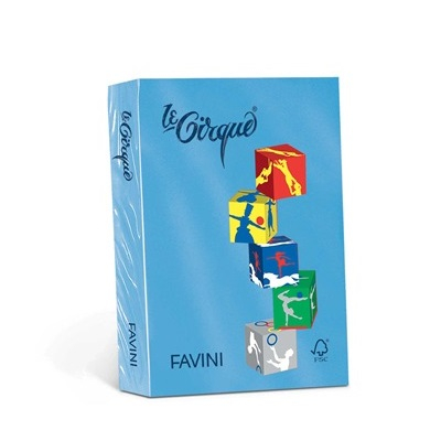 Risma carta colorata A4 Le Cirque Favini - A4 - 80 g/m² - Azzurro reale (risma da 500 fogli)-0 - Loveoffice