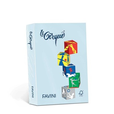 Risma carta colorata Le Cirque Favini - A4 - 80 g/m² - celeste (risma da 500 fogli)-0 - Loveoffice