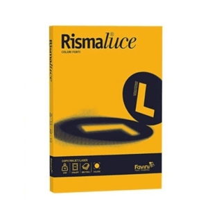 Cartoncini colorati Rismaluce Favini A4 - 200 g/m² - Giallo Oro (125 fogli)-0