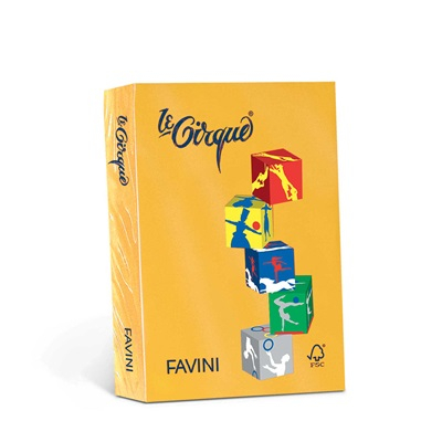 Risma carta colorata Le Cirque Favini - A4 - 80 g/m² - Giallo Oro (risma da 500 fogli)-0 - Loveoffice