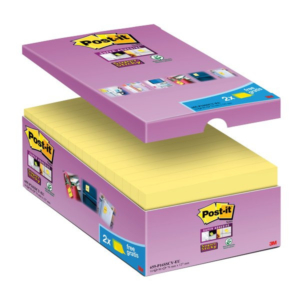 Foglietti Post-It® Super Sticky Value Pack - 76x127 mm - Giallo Canary™ (conf.16 blocchetti)-0