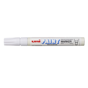 Paint marker Uni-Ball - Pennarello a vernice Bianco - tonda - 2,2-2,8 mm-0