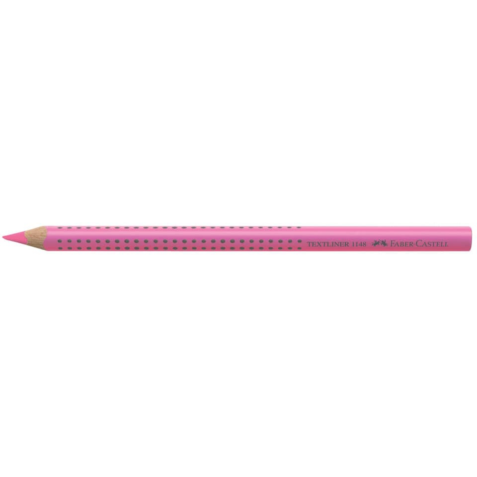 Matita Evidenziatore Rosa presa ergonimica Textliner Dry 1148 Faber Castell - 114828-0 - Loveoffice