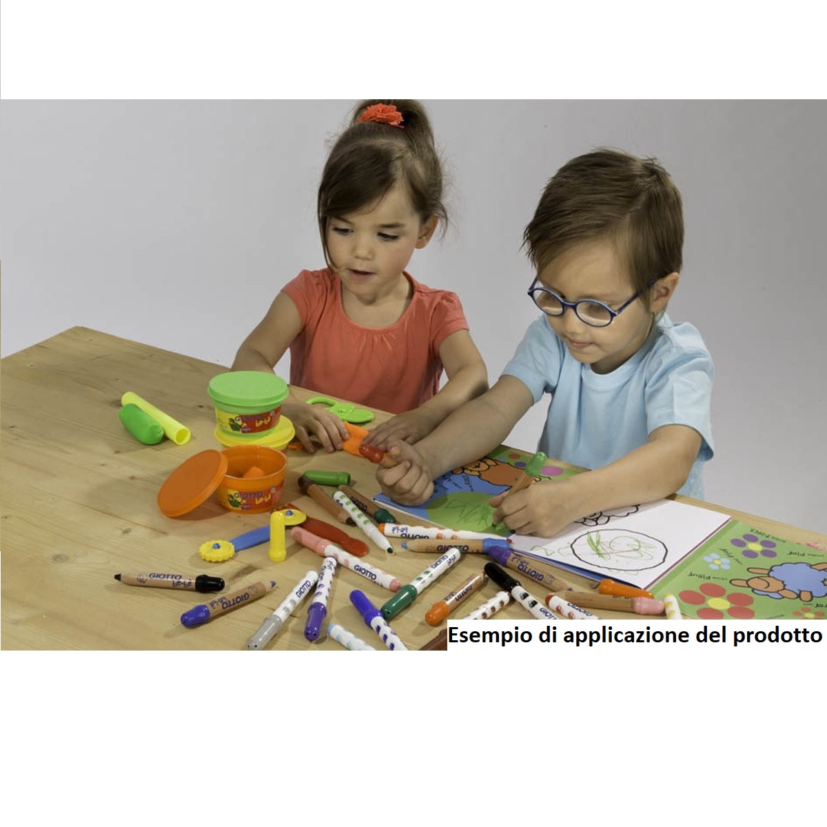 Schoolpack Super matitoni colorati GIOTTO Be-bè - 7 mm - da 2 anni in poi (conf.36+3 temperinini)-79239 - Loveoffice