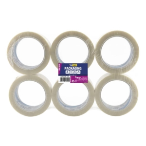 Nastro da imballo Trasparente - PPL 45µm - Syrom svolgimento rumoroso - 50 mm x 66 m (conf.6)-0