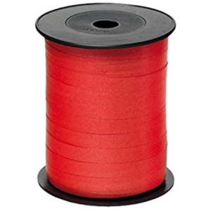 Nastro in rocchetto per regali Rosso opaco Brizzolari - liscio - 10 mm x 250 m-0