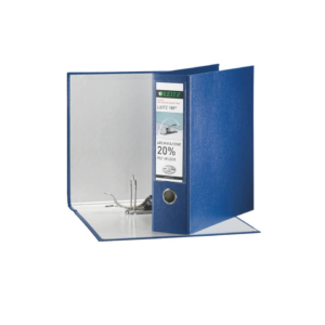 Registratore con custodia Leitz 180° - protocollo - Dorso 8 cm - 23x33 cm - Blu - 390765050-0