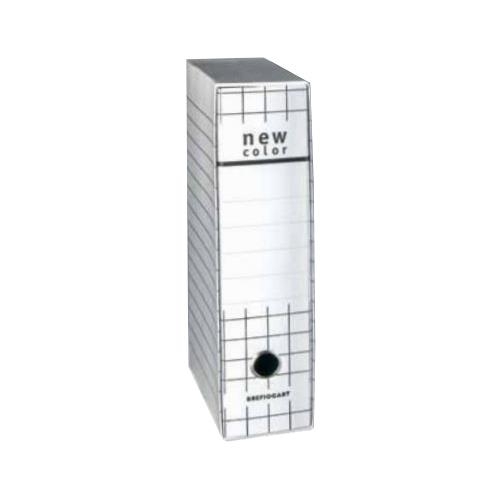 Registratore New Color Brefiocart - protocollo - Dorso 8 cm -35x28,5 cm - Bianco -0 - Loveoffice
