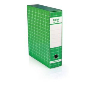 Registratore New Color Brefiocart - Protocollo - Dorso 5 cm - 35x28,5 cm - Verde -0