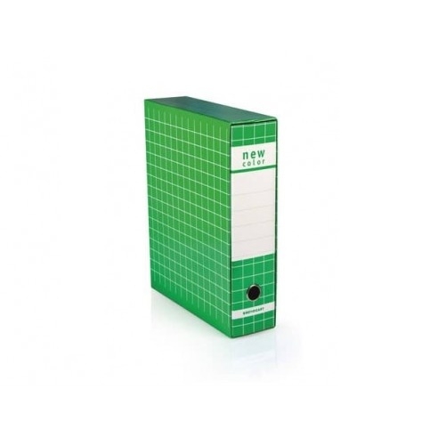 Registratore New Color Brefiocart - Protocollo - Dorso 8 cm - 35x28,5 cm - Verde -0 - Loveoffice