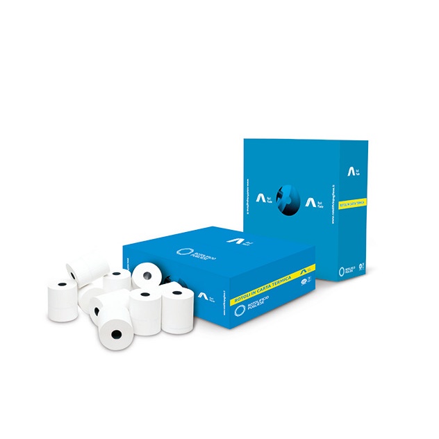 Rotoli registratore di cassa Rotolificio Pugliese Exclusive - 80 mm x 80 m - 55 g/m² - foro 12 mm (conf.10)-0 - Loveoffice
