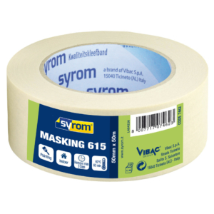 Nastro adesivo in carta Masking 615 Syrom - 50 mm x 50 m - 7462-0