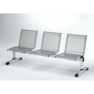 Panca 5 posti PLEXUS UNISIT - acciaio - Argento - PS5P-0