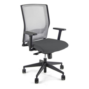 Sedia ergonomica semidirezionale X RAY UNISIT - ignifugo - Antracite-0