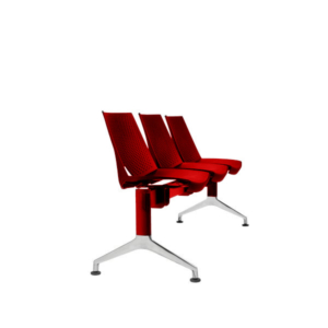 Panca 4 posti con tavolo STRIKE UNISIT - plastica - Rosso - SK4PT/RO-0