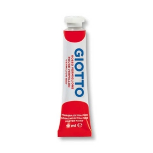 Tubetti tempera GIOTTO - 12 ml - Rosso vermiglione - 3520 07 (conf.6)-0