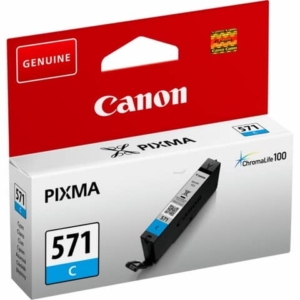 Cartuccia Canon Originale 0332C001 Cartuccia Ink-jet alta capacità CLI-571C - XL - 1 Ciano-0
