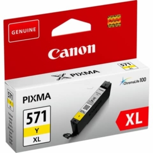 Cartuccia Canon Originale 0334C001 Cartuccia Ink-jet alta capacità CLI-571Y - XL - 1 Giallo -0