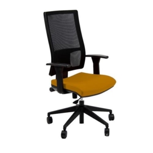 Sedia da ufficio con ruote NEREIDE UNISIT - polipropilene - Arancione - NDA/EA-0