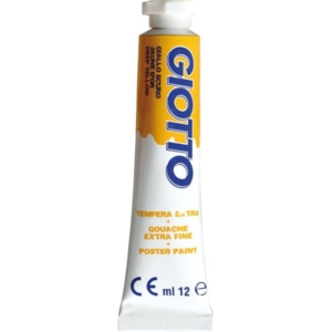 Tubetti tempera GIOTTO - 12 ml - Giallo scuro - 3520 04 (conf.6)-0