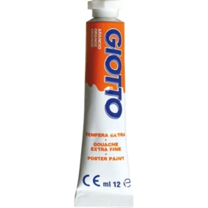 Tubetti tempera GIOTTO - 12 ml - Arancio - 3520 05 (conf.6)-0