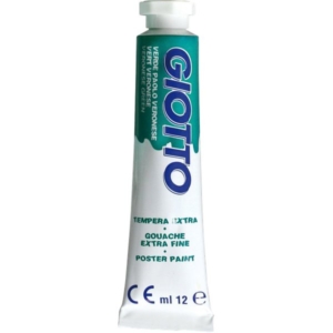 Tubetti tempera GIOTTO - 12 ml - Verde veronese - 3520 13 (conf.6)-0
