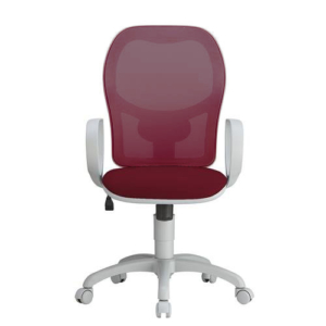 Sedia per ufficio Bordeaux HUBBLE HUHU UNISIT struttura Grigia - tessuto ignifugo - schienale in rete-0