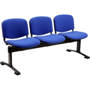 panca da attesa 4 posti blu