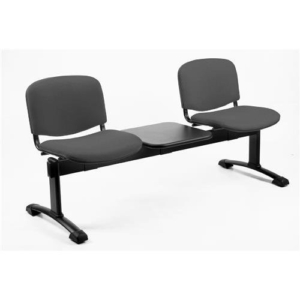 Panca 4 posti - Agata DADO UNISIT con tavolo - ignifugo - Antracite - D54PT/IT-0