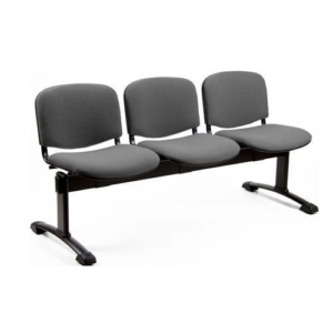 Panca 4 posti - Agata DADO UNISIT ignifugo - Antracite - D54P/IT-0