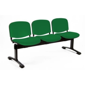 panca da attesa 4 posti di colore verde