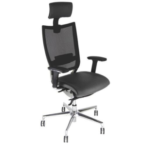 sedia direzionale grigia ergonomica COTPG