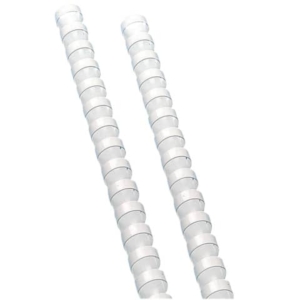 Dorsi a spirale Q-Connect A4 Bianco 12 mm - fino a 95 fogli (conf.100)-0